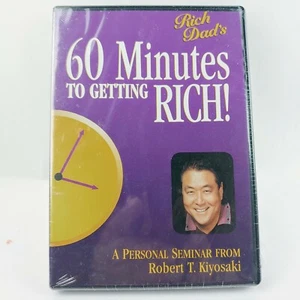 60 Minutes To Get Rich - A Personal Seminar From Robert T Kiyosaki - New Sealed - Picture 1 of 3