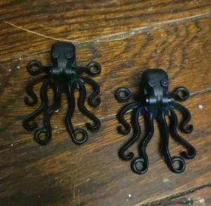 LEGO - Lof of 2 Minifig Animal, Water - Black Octopus - Black MINI FIGURE  - Picture 1 of 1
