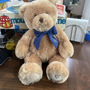 NWT Gund Sunny “G” GAYLORD Hotels Teddy Bear Plush 8” Blue Bow 046560 - Picture 1 of 6