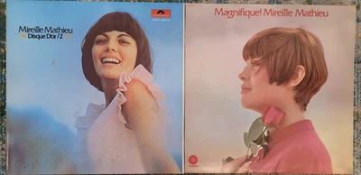 Mireille Mathieu – 2 LP LOT.  Magnifique!  AND  Disque D'or / 2  BOTH VERY NICE! - Image 1 of 4