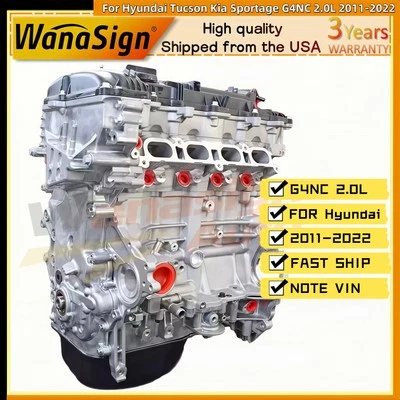 Long Block Engine Assembly For Hyundai Tucson Kia Sportage G4NC 2.0L 2011-2022 - Image 1 of 4