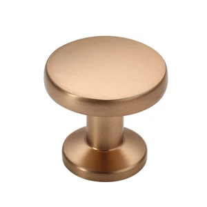 30 Pack Champagne Bronze Cabinet Knobs, 1.1 Inch(30mm) Diameter Round Cabinet... - Foto 1 di 6