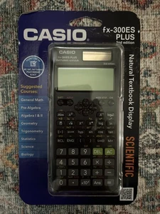Casio fx-300ES Plus 2nd Edition Scientific Calculator Brand New & Free Shipping  - Picture 1 of 2