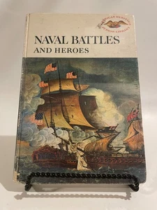 Naval Battles and Heroes Hardback Textbook by Wilbur Cross c. 1960 First Edition - Picture 1 of 10