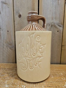 BISCOTTIERA BROCCA McCoy Pottery Biscottiera Marrone e Marrone Ottime Condizioni - Foto 1 di 7