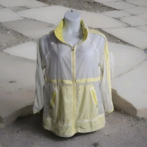 Giacca antipioggia Calvin Klein Performance con cappuccio giallo donna taglia media - Foto 1 di 13