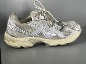Asics Gel 1130 Running Shoes Womens Size 9.5 Silver Gray Mesh Lace Up Athletic - Picture 1 of 12