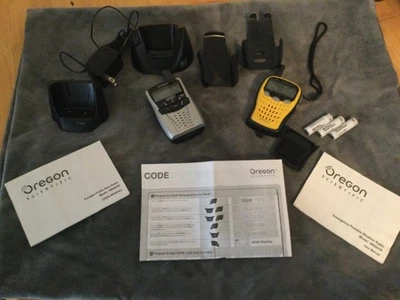 Oregon Scientific Emer Port Weather WR601N W/Cord/Dock & Public Alert WR602N.FS! - Image 1 of 4