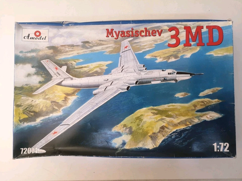 Myasischev 3 MD 3MD Amodel Kit 72014 Scala 1/72 Completo -A39 - Immagine 1 di 4