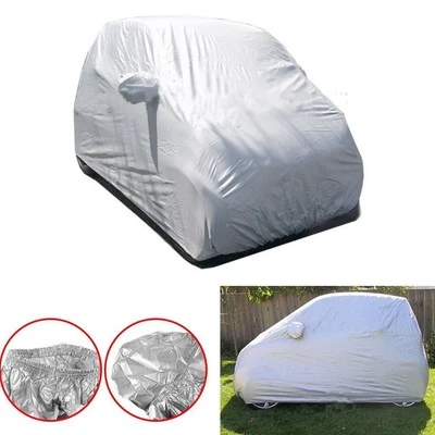 1x Full Cover Waterproof Outdoor Rain Sun UV Resistant For Smart Fortwo Benz Car - Image 1 of 4