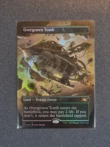 MTG Overgrown Tomb - Borderless Foil - Unfinity - UNF - Near Mint+ Zustand - Bild 1 von 1