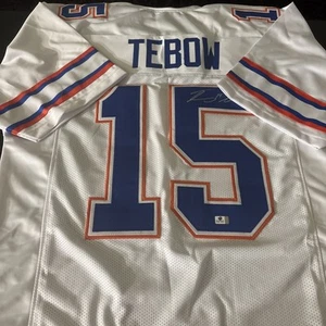 Tim Tebow Signed Custom Jersey With COA - Picture 1 of 5