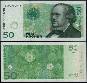 NORWAY 50 KRONER (P46d) 2011 UNC - Picture 1 of 1