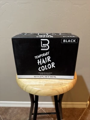 Level 3 Temporary Hair Color Black Instant Use Formula, Brush Included, 4.2fl oz - Image 1 of 4