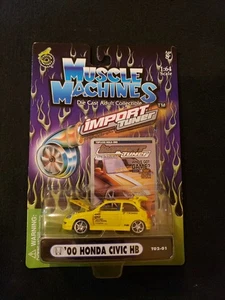 Muscle Machines Import Tuner 00 Honda Civic HB T02-01 1:64 - Bild 1 von 2