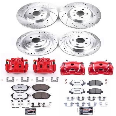 Kit de frenos de disco Powerstop Kc286-26 para 05-09 Subaru Legacy Foto 1 de 4