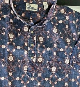 Reyn Spooner Hawaiian Hibiscus Heart Vine AOP Mens Pullover Sz XXL Shirt MINT - Picture 1 of 9