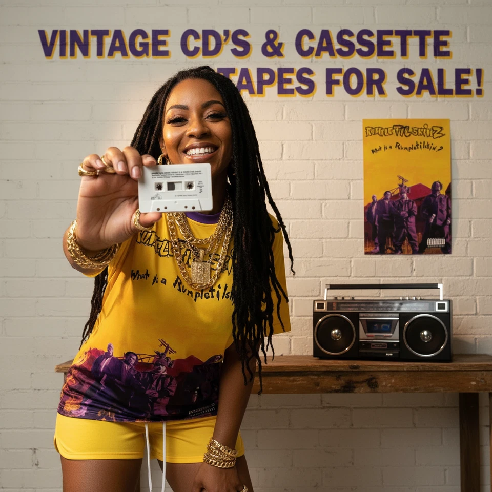 •RUMPLETILSKINZ ~ WHAT IS A RUMPLETILSKINZ?• ~1993 OG PRESSING~ (CASSETTE TAPE) - Image 1 of 4