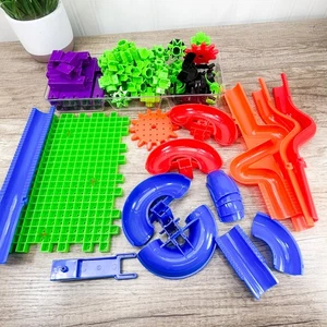 Techno Gears Marble Mania Whirler 100+ Pcs STEM Missing 3 Pieces and No Marbles - Picture 1 of 19