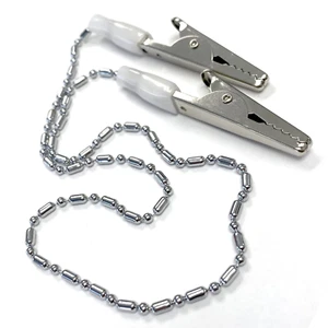 5pcs Dental Bib Holders Clavable | Lightweight Stainless Steel Neck Holder Chain - Picture 1 of 2