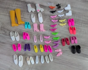 Barbie Shoe Boot Lot Of 31 Pairs of Various Types Heels - Boots - skate - Picture 1 of 10