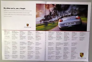 Porsche 986 Boxster 1998 ""My Other Car Is..."" anuncio original impreso en color" - Imagen 1 de 1