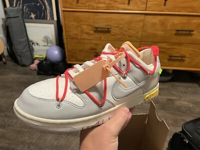 Size 13 - Nike Dunk Low x Off-White Lot 06 of 50 2021 - Image 1 of 4