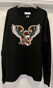 Authentic Facetasm Eagle Sweatshirt schwarz Made in Japan - Bild 1 von 5