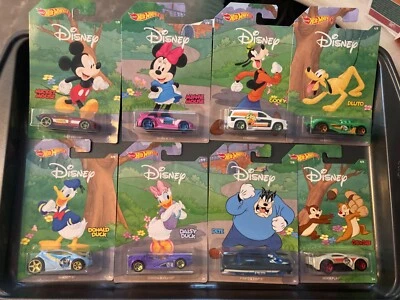 Disney Hot Wheels 8 car set 1:64 NIB - Image 1 of 4
