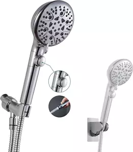 Handheld Shower Head with on off Switch 8-Mode High Pressure Showerhead with 79 - Picture 1 of 12