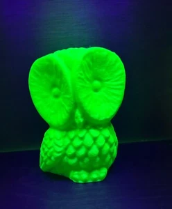 UV Glow Friends | MEGA 6 Inch Owlette the Owl | Blacklight Cabinet Figure - Picture 1 of 8