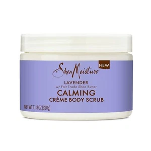 SheaMoisture Creme Body Scrub Lavender Calming Skin Care with Fair Trade Shea... - Picture 1 of 5