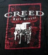 CREED Full Circle 2009 Concert Tour Men's T-Shirt XL