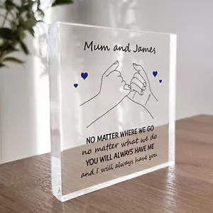 Mother and Son Gifts Personalised Mothers Day Gifts Birthday Gifts From Son Gift - Picture 1 of 9