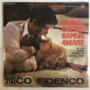NICO FIDENCO - L´UOMO CHE NON SAPEVA AMARE - ITALIAN 7" SINGLE, PS, SOUNDTRACK - Picture 1 of 4