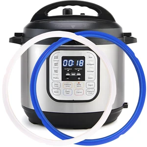2 Pack Sealing Ring 6Qt for Instant Pot Sealing Ring for 6 & 5Qt Insta Pot, Food - Picture 1 of 12