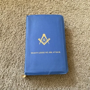 Freemasons Masonic Edition Illustrated Holy Bible 1957 Holman Trinity Lodge - Picture 1 of 11
