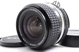 【COMO NUEVO】NIKON AIS NIKKOR 24mm F/2.8 MF Lente Gran Angular Para Montaje F ... - Imagen 1 de 13