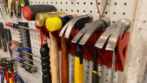 (1) Hammer Pegboard Holder 4906123 3D PRINTED - Picture 1 of 3