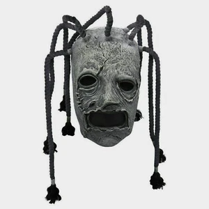 Corey Taylor Mask Latex Dreadlocks Slipknot Mask Halloween Heavy Metal Music - Picture 1 of 3