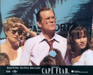 CAPE FEAR JESSICA LANGE NICK NOLTE ORIGINAL LOBBY CARD