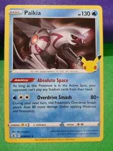Tarjeta de Pokémon PALKIA 004/025 Holo celebraciones raras - Imagen 1 de 3