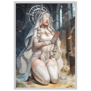 Theresa - Ash Shrine Maiden - MTG Size - 100 Smooth Matte Card Sleeves - Picture 1 of 4