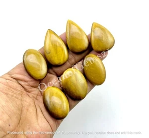 101 CARAT Natural Golden Tiger Eye Cabochon lot, 3-5 Pcs, Loose Gemstone - Picture 1 of 11