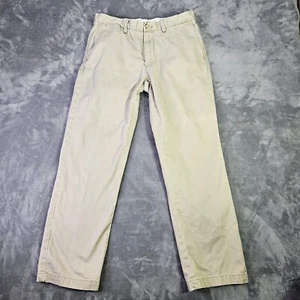 Pantalones Polo Ralph Lauren Para Hombre Talla 33 Marrón Caqui Chino Informales (Se Ajusta a 33x30) - Imagen 1 de 9