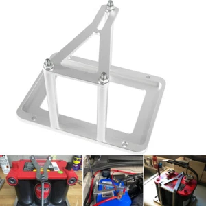 551181 Universal Billet Battery Tray Hold Down Trunk Relocation Box Optima Mount - Picture 1 of 12