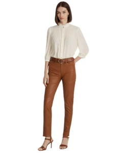 Lauren Ralph Lauren Women's Pleated Georgette Blouse (Winter Cream, XX-Large) - Picture 1 of 4