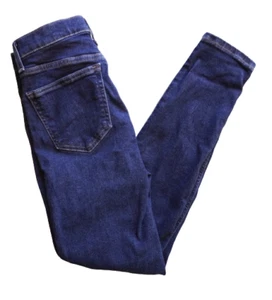 TOPSHOP Sz 26 W 30 L Jamie Dark Blue Skinny Fit High Rise Ankle Jeans RRP$88 - Picture 1 of 4