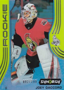 19/20 SYNERGY..JOEY DACCORD..ROOKIE..GREEN.. /199..CARD # 62...SENATORS - Bild 1 von 1