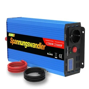 Convertisseur 12v 220v convertisseur de Tension 1200w transformateur 220v 12v... - Photo 1 sur 5